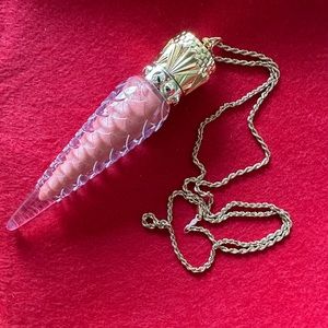NEW Christian Louboutin Lip Gloss, No Box. 14k Gold Chain Sold Separately